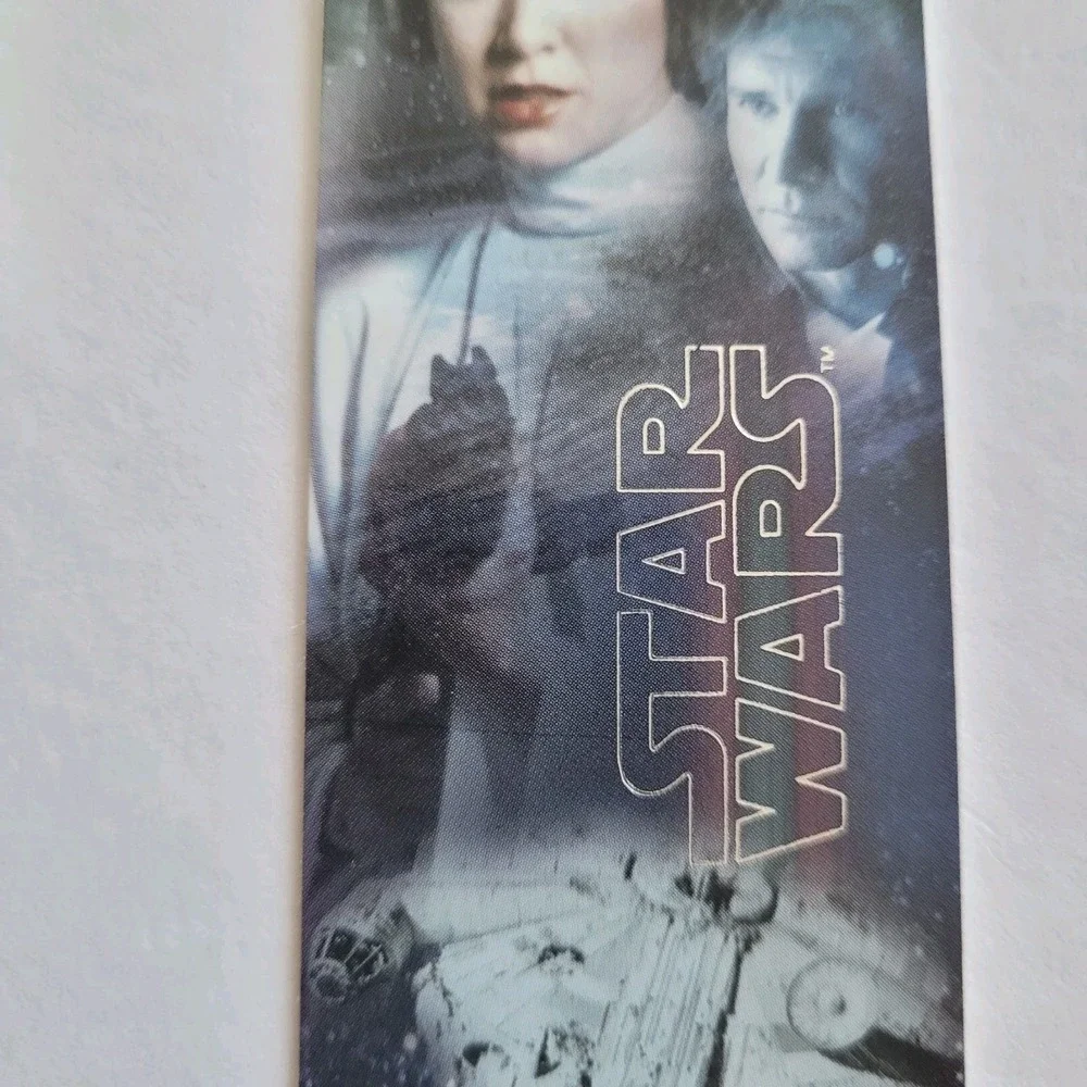Vintage Y2K Star Wars Bookmark Millennium Falcon, Lucasfilm 00s 2002, CEBM-21288